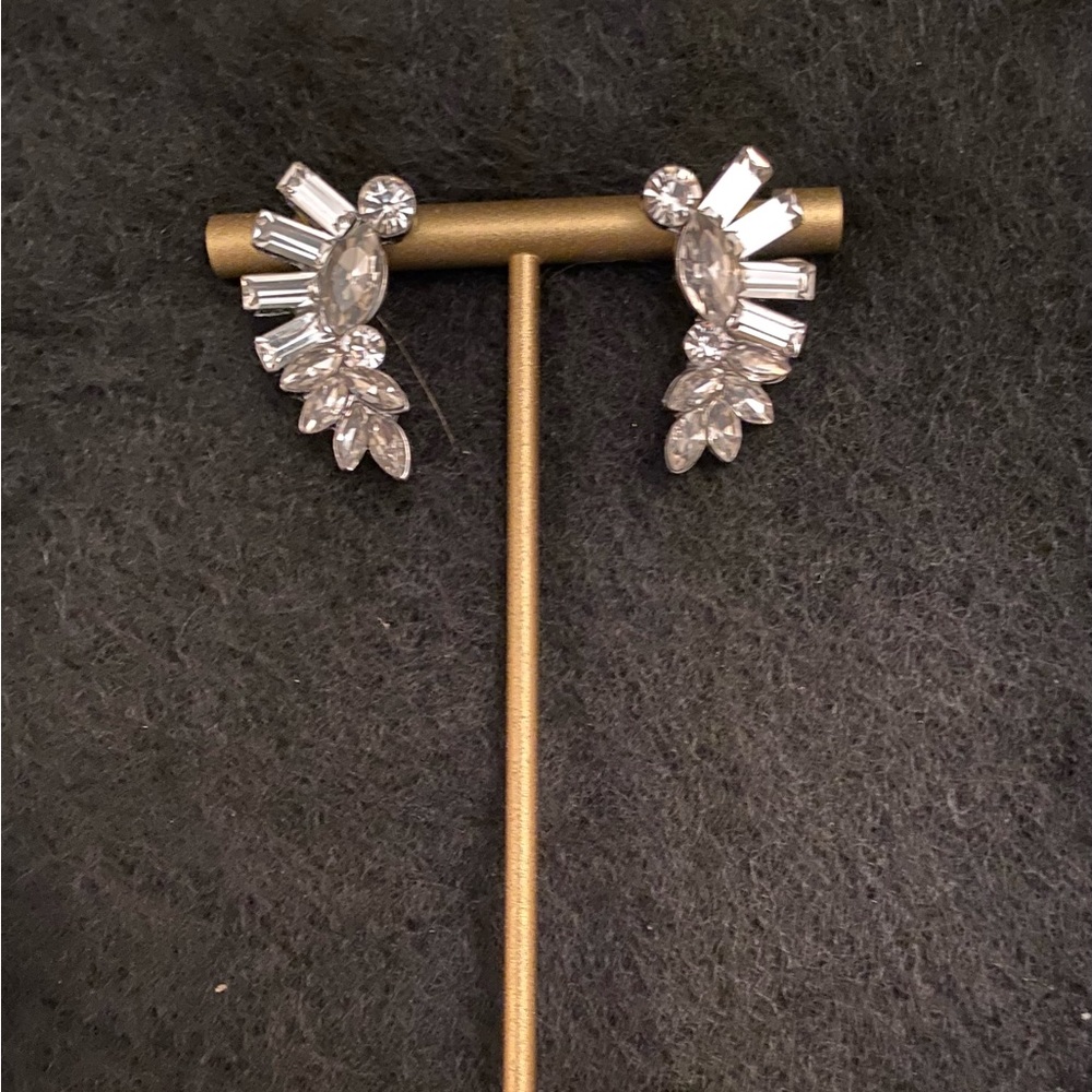 Rhinestone vintage look earrings